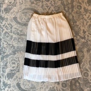 Who What Wear Pleated Midi Skirt
